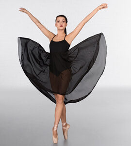 AIM Black Skirted Leotard (Lyrical)