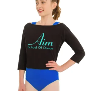 AIM Boat Neck Warm Up Top