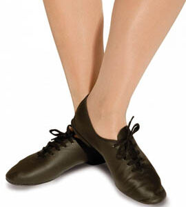 AIM Lace Up Black Jazz Shoes