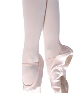 AIM Split Sole Satin Ballet Shoes for Exams Grades Two and Above