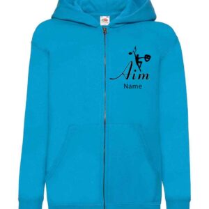 AIM Personalised Zip Up Theatre Hoodie