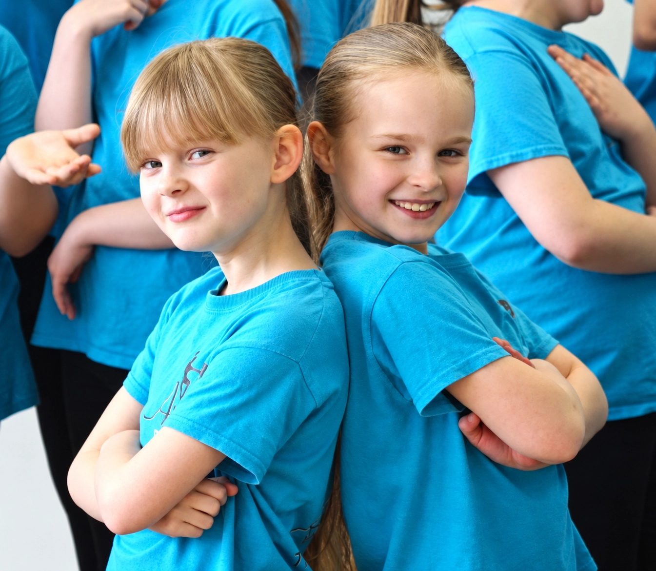Young performers enjoying musical theatre at Artists In Motion