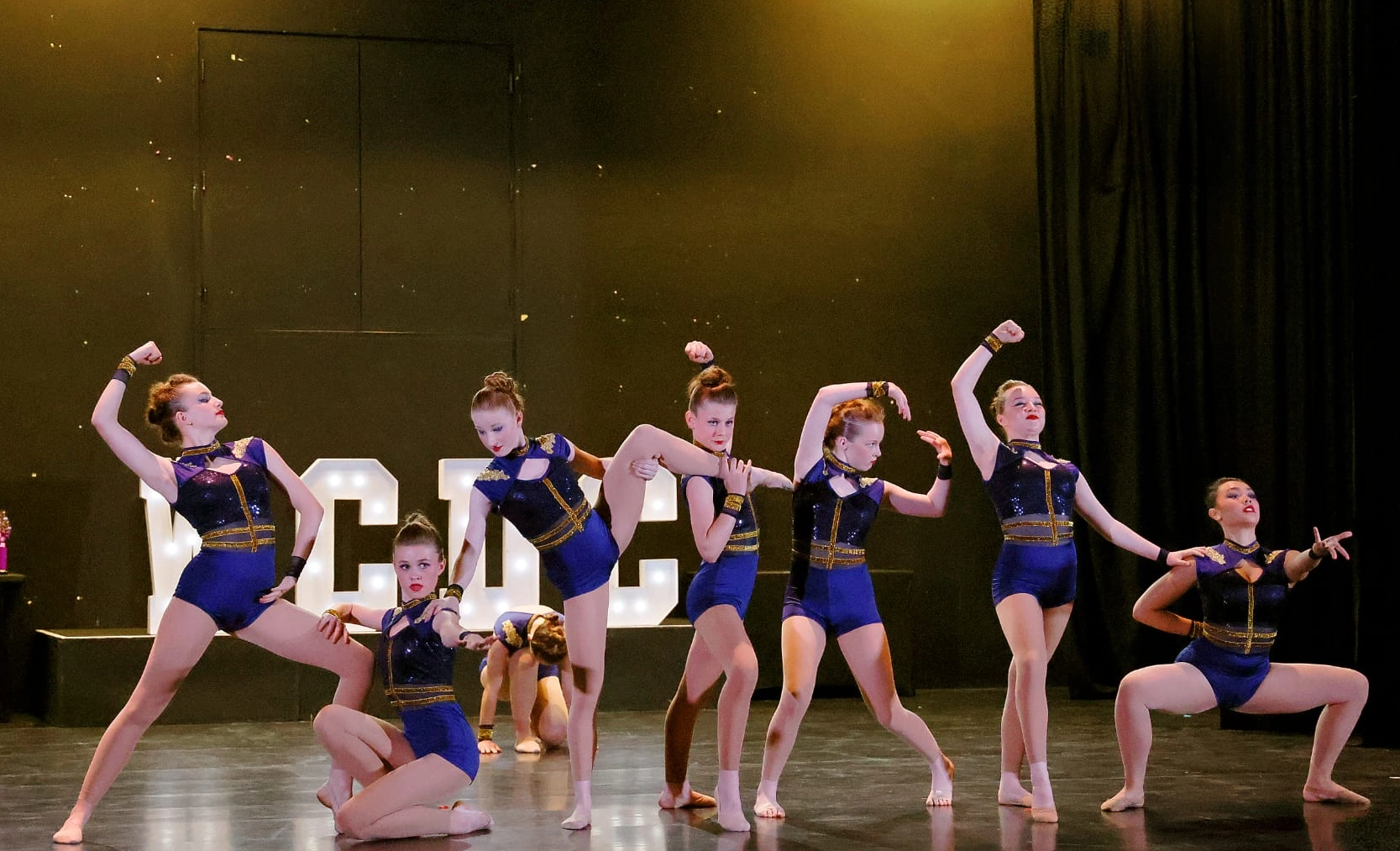 Senior dancers performing together at Artists In Motion